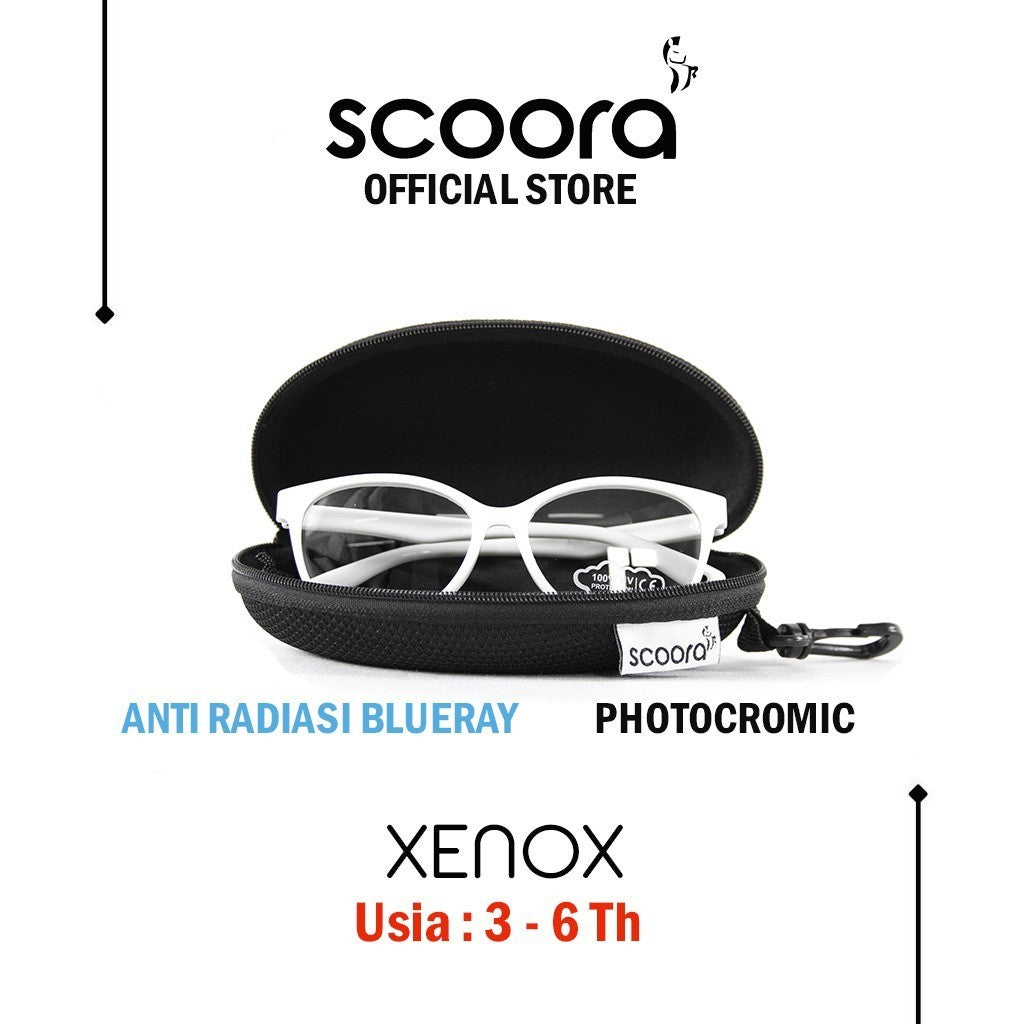 SCOORA Xenox Kacamata Anak (3 - 6thn) Anti Radiasi & Anti UV - Variasi Warna