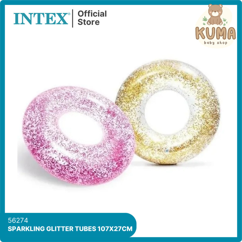 INTEX Transparent Glitter Tubes 56274 107x27cm