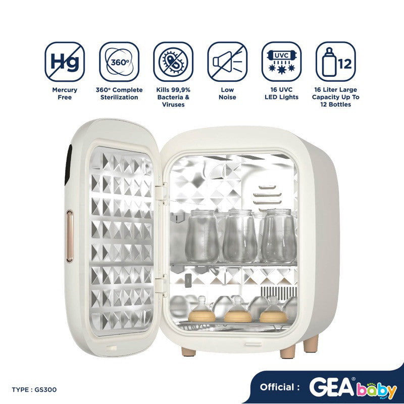 GEA BABY GS-300 Ultimate UVC Sterilizer & Dryer With Plasma Ion / Bottle Sterilizer & Dryer