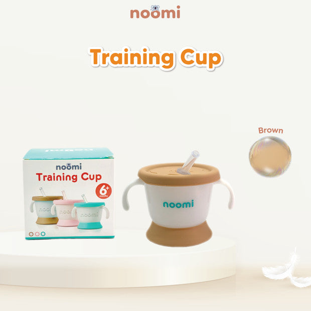 Noomi - Training Cup | Gelas Training Minum Sedotan Anti Tumpah Bayi dan Anak