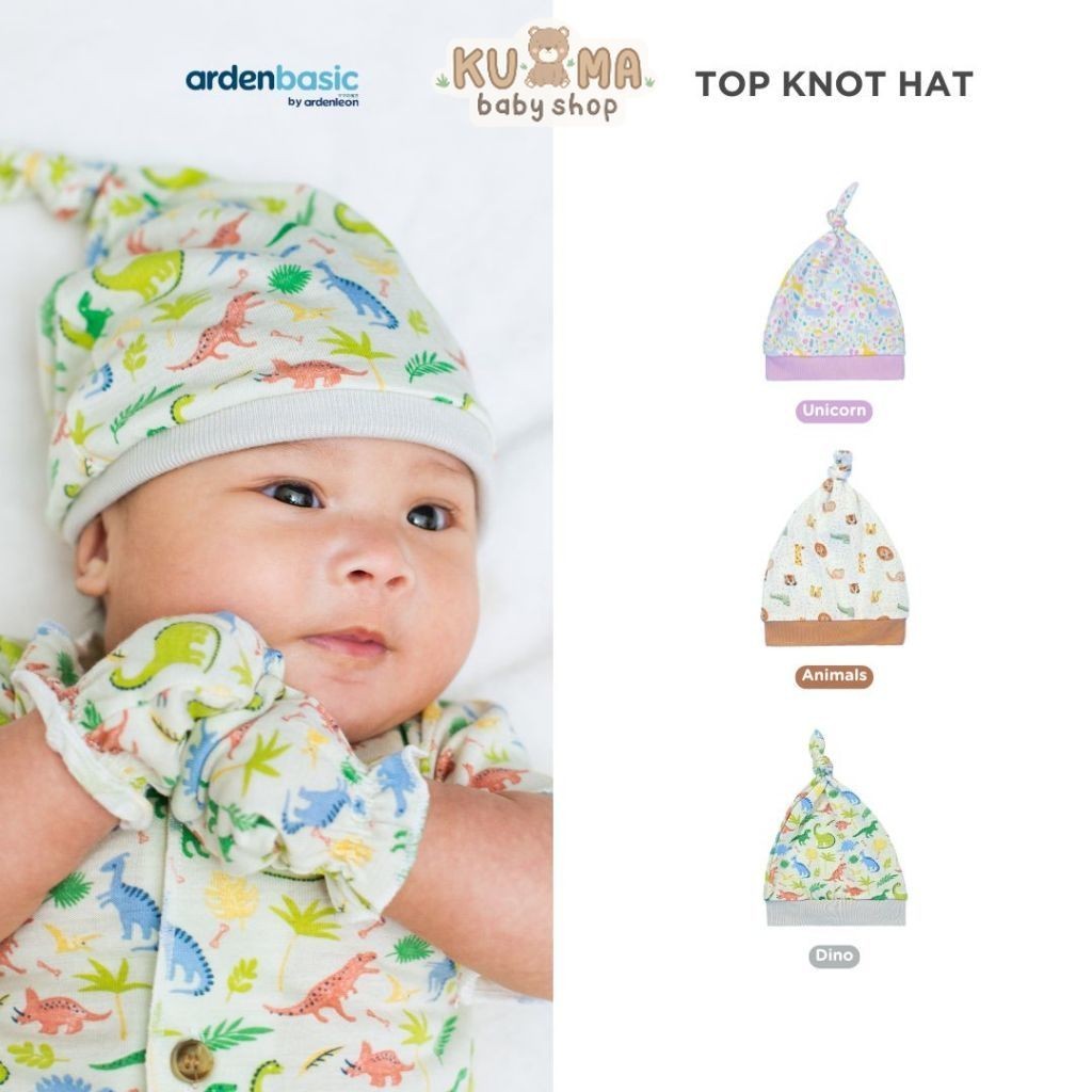 ARDENLEON ArdenBasic Top Knot Hat Topi Bayi