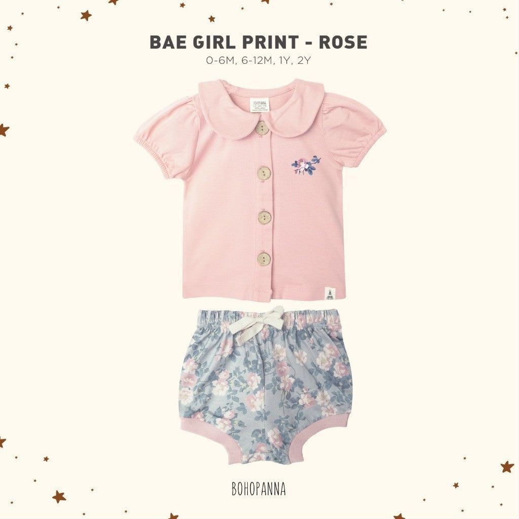 BOHOPANNA - BAE GIRL - Baju Setelan Bayi Perempuan BP2407