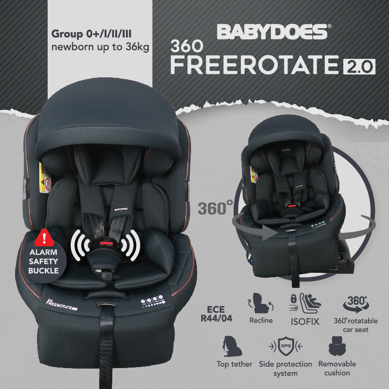 BABYDOES  360° Free Rotate 2.0 Carseat 8089 Kursi Dudukan Mobil Bayi