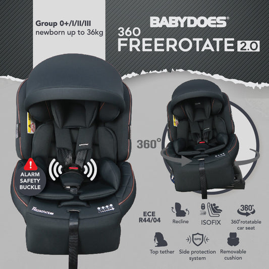 BABYDOES  360° Free Rotate 2.0 Carseat 8089 Kursi Dudukan Mobil Bayi