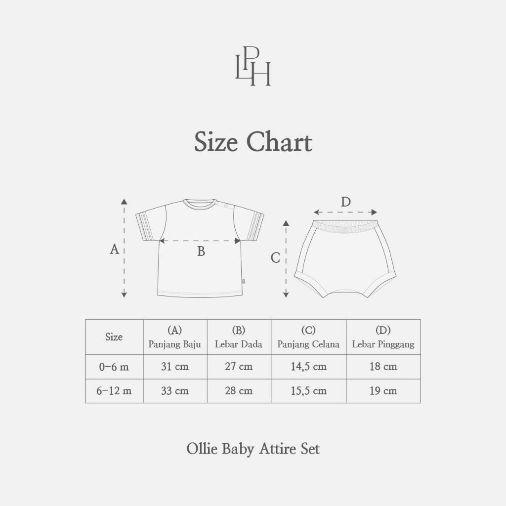 Little Palmerhaus - Ollie Baby Attire Set (Setelan Bayi)