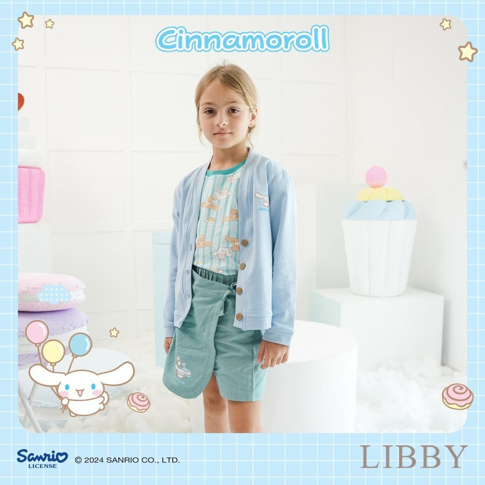 LIBBY Sanrio Setelan Main Anak Perempuan Kirei Tee & Megumi Skort Kuromi Cinnamoroll 9 Bulan - 4 Tahun (1 STEL)