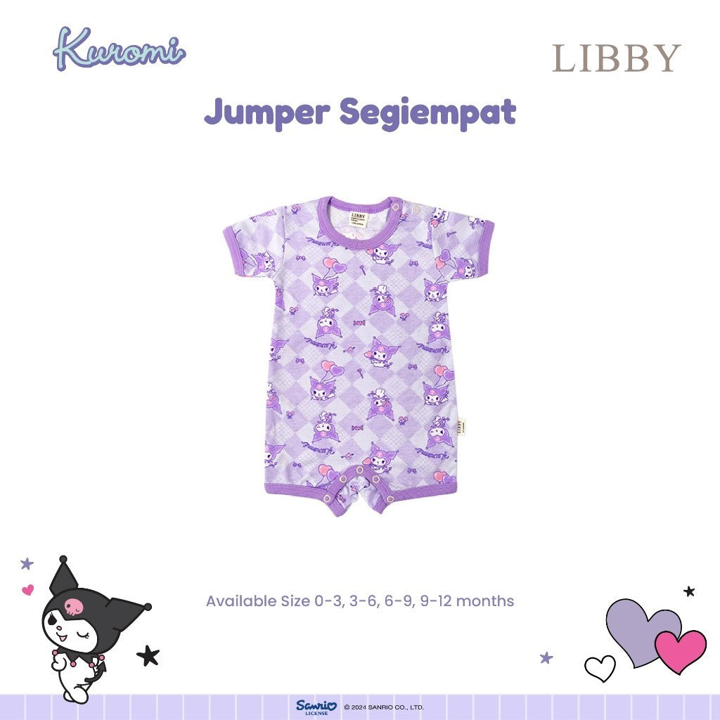 LIBBY Sanrio Premium Baju Tidur Bayi Sleepsuit Bodysuit Romper Bayi Perempuan Kuromi Cinnamoroll Hello Kitty (1 PCS/PACK)