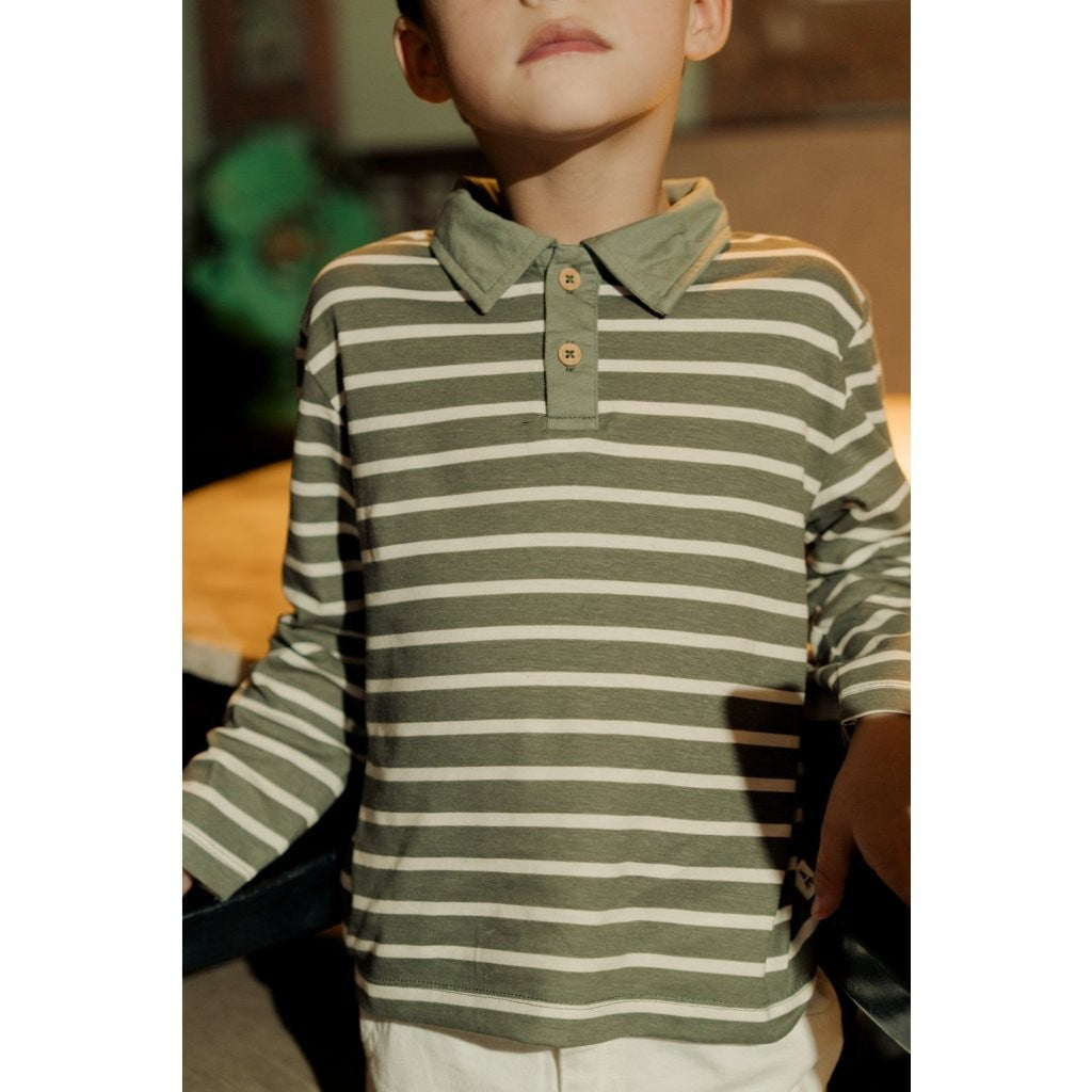 BOHOPANNA - LONG STRIPE TEE - Atasan Anak Lengan Panjang