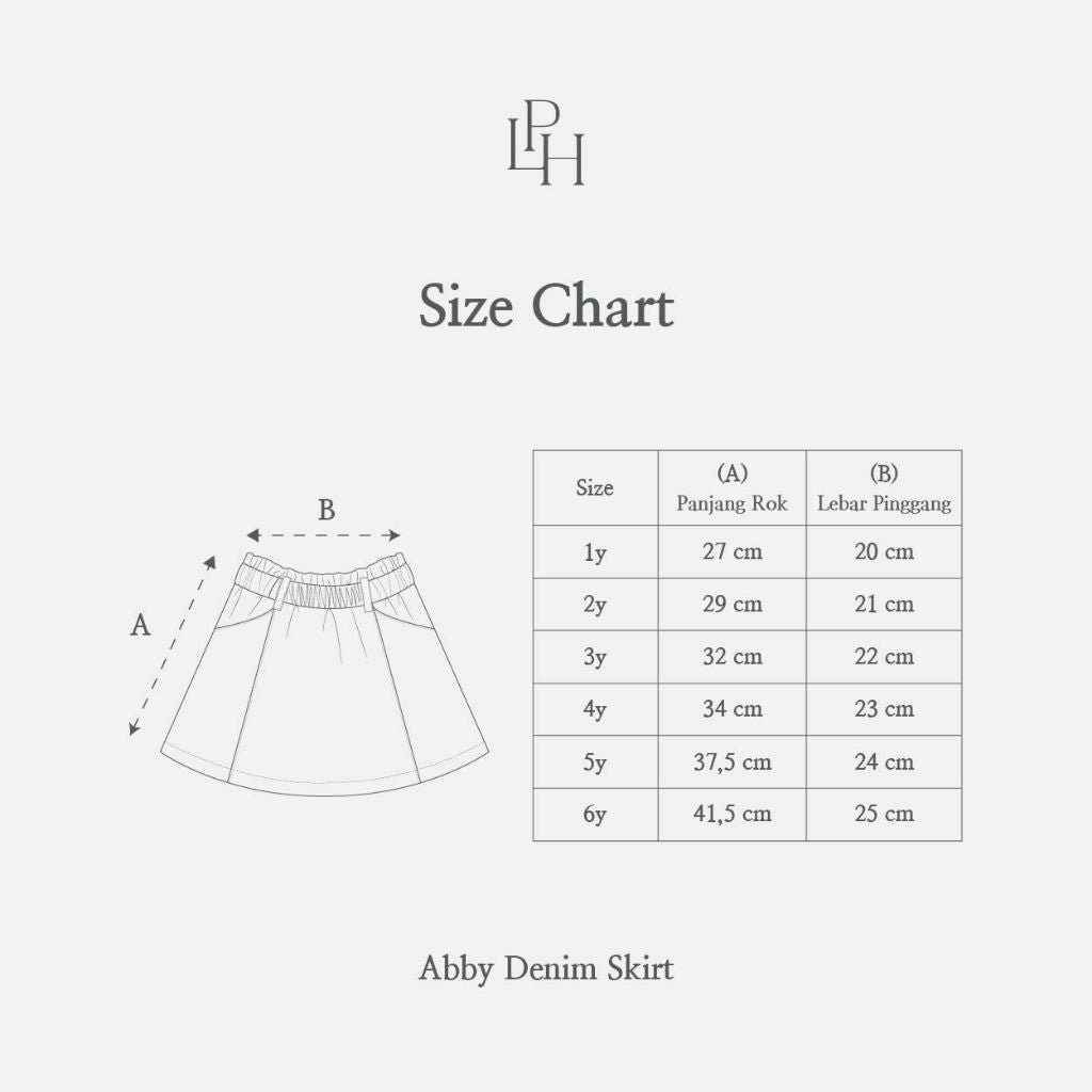 Little Palmerhaus - Abby Denim Skirt (Rok Jeans Anak Perempuan)
