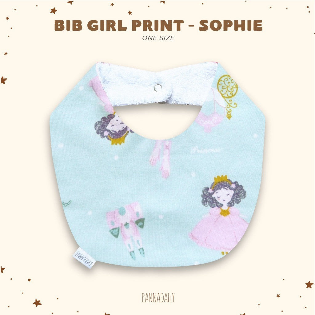 BOHOPANNA - PANNADAILY - BIB GIRL PRINT - Slabber Bayi