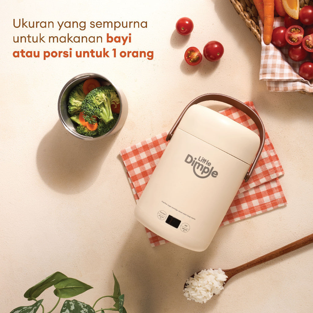 Little Dimple Mini Portable Cooker - Alat Masak Mpasi - Rice Cooker