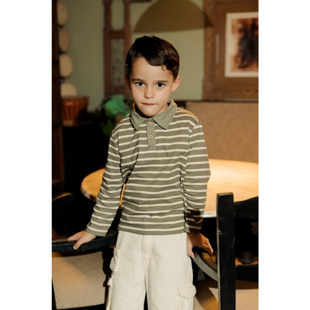 BOHOPANNA - LONG STRIPE TEE - Atasan Anak Lengan Panjang
