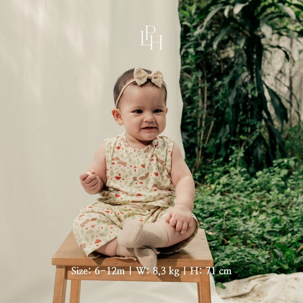 Little Palmerhaus - Little Wear Henley Sleeveless Set 24.0 (Setelan Bayi Lengan Buntung)