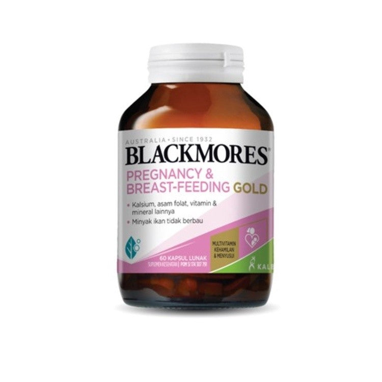 Blackmores Pregnancy & Breast-Feeding Gold - 60 Capsules Vitamin Ibu Hamil Menyusui