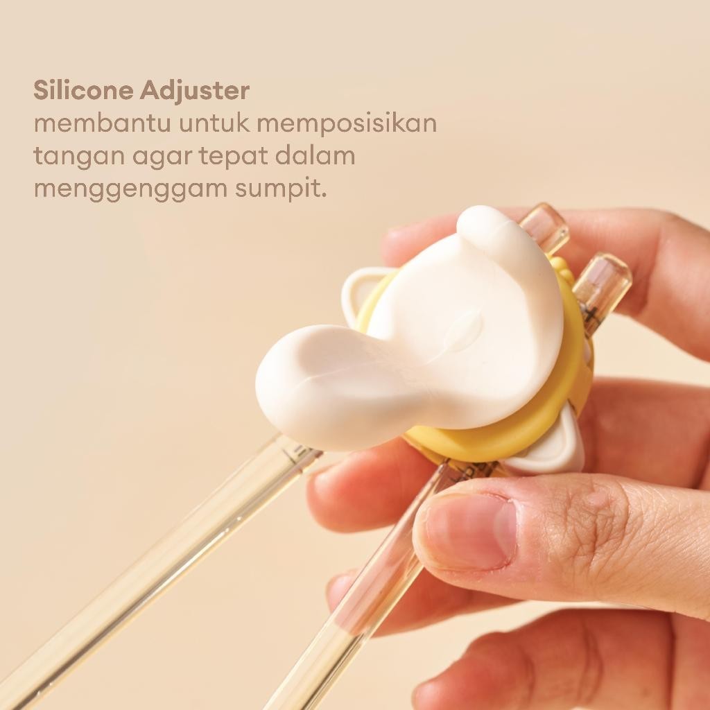Little Dimple 3 Stages Training Chopstick - Sumpit Belajar Anak Adjustable BPA Free