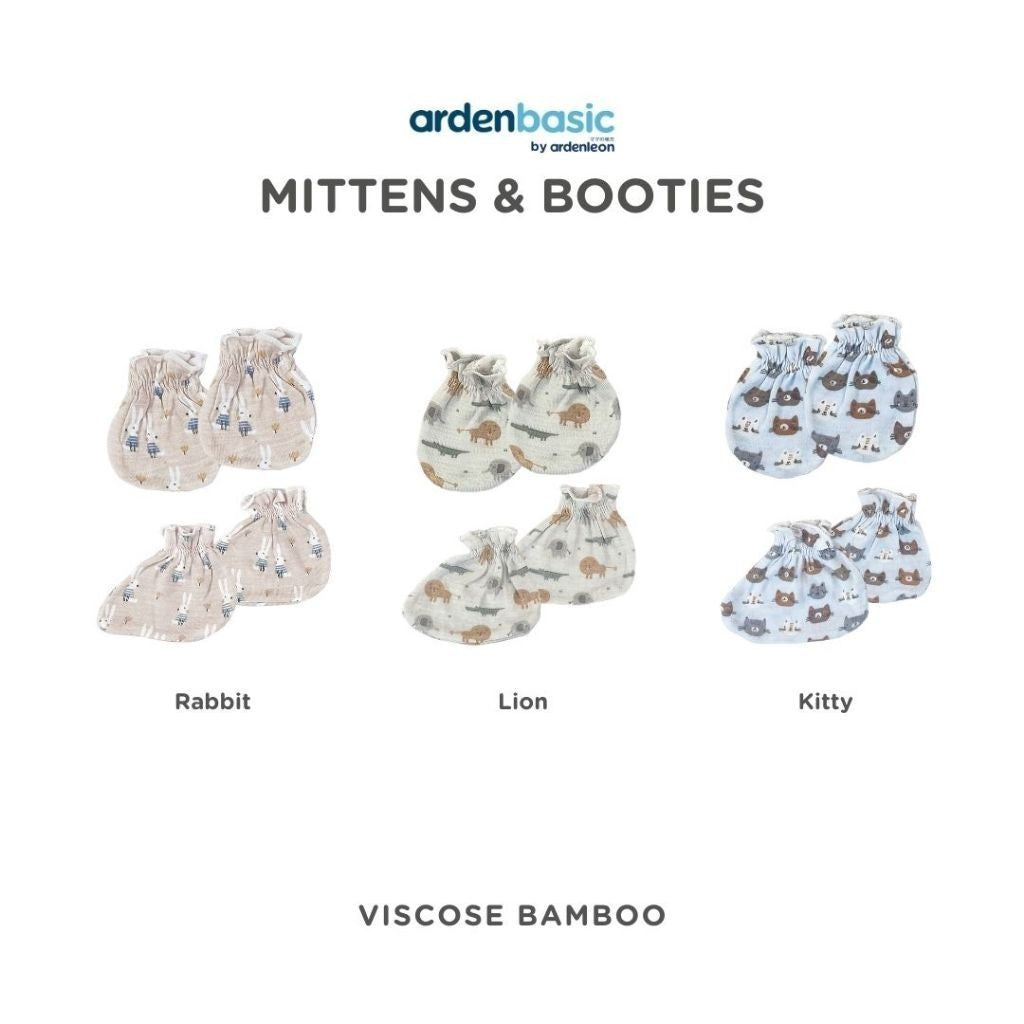 ARDENLEON ArdenBasic Mittens Booties Sarung Tangan Sarung Kaki Bayi