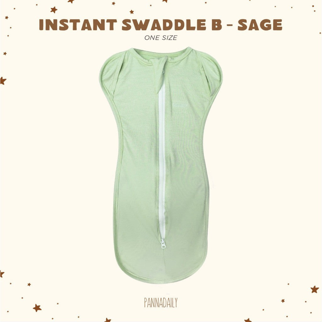 BOHOPANNA - PANNADAILY - PANNA DAILY - BABY & BAYI - INSTANT SWADDLE- Selimut Bayi - Bedong Bayi