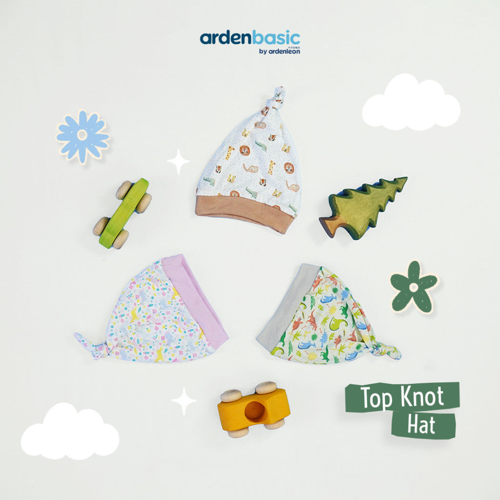 ARDENLEON ArdenBasic Top Knot Hat Topi Bayi