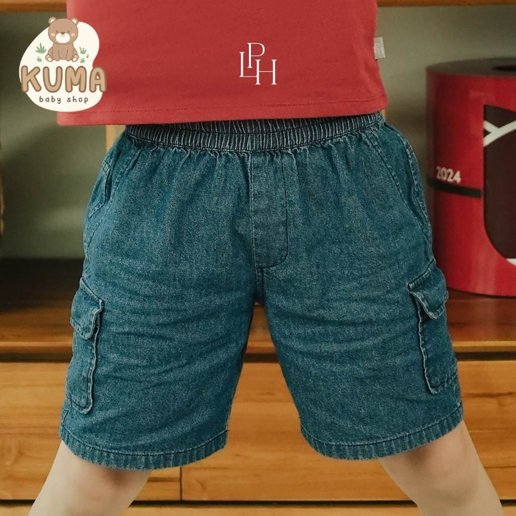 Little Palmerhaus - Enzo Denim Short (Celana Pendek Jeans Anak)