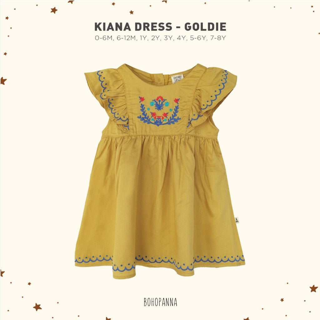 BOHOPANNA - KIANA DRESS - DRESS ANAK PEREMPUAN