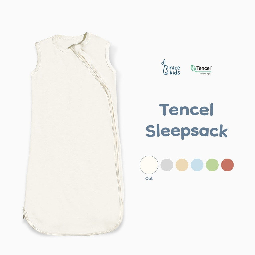 Nice Kids - Tencel Sleepsack Bedong Jumper Instan Baby New Born Unisex (0-6 Bulan)