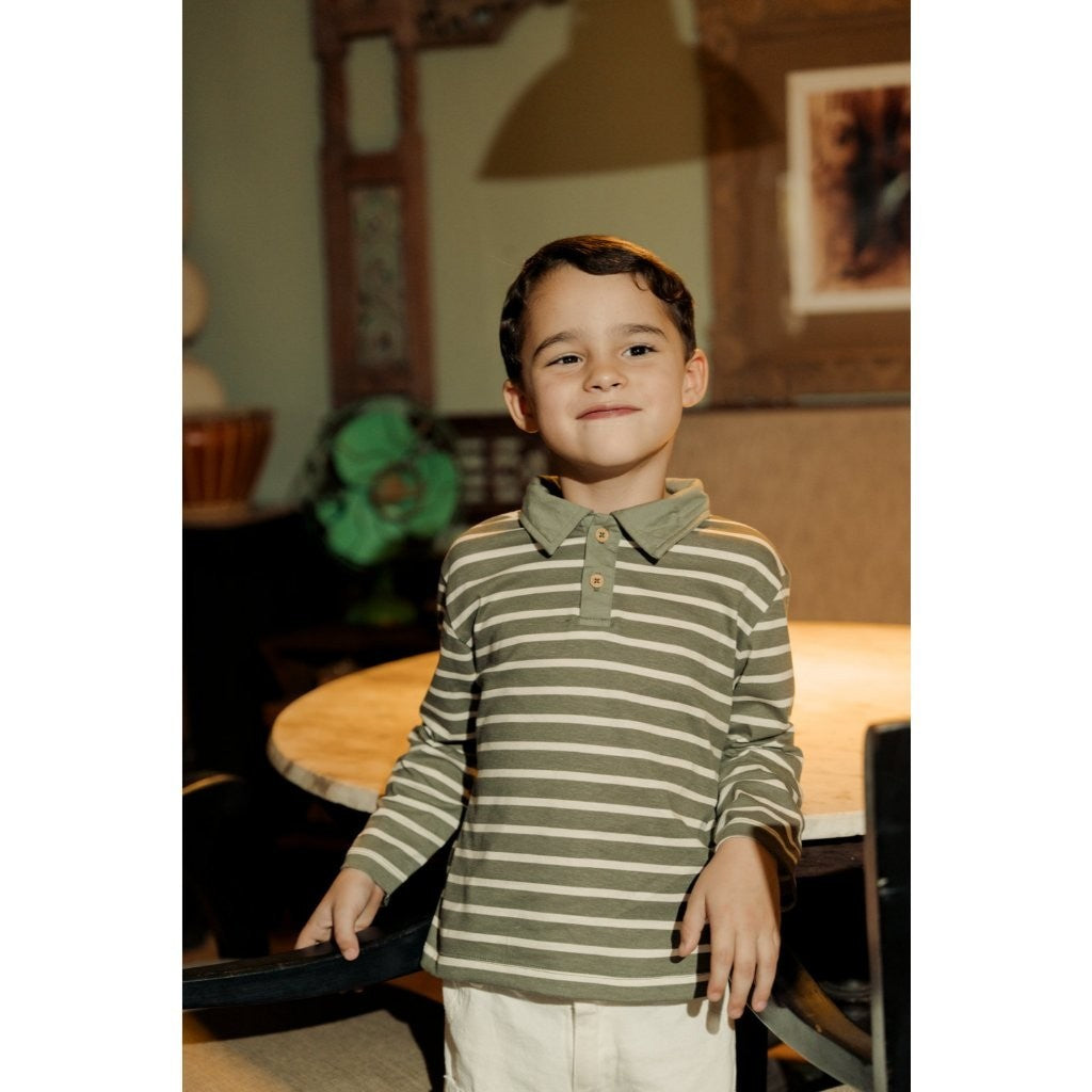 BOHOPANNA - LONG STRIPE TEE - Atasan Anak Lengan Panjang