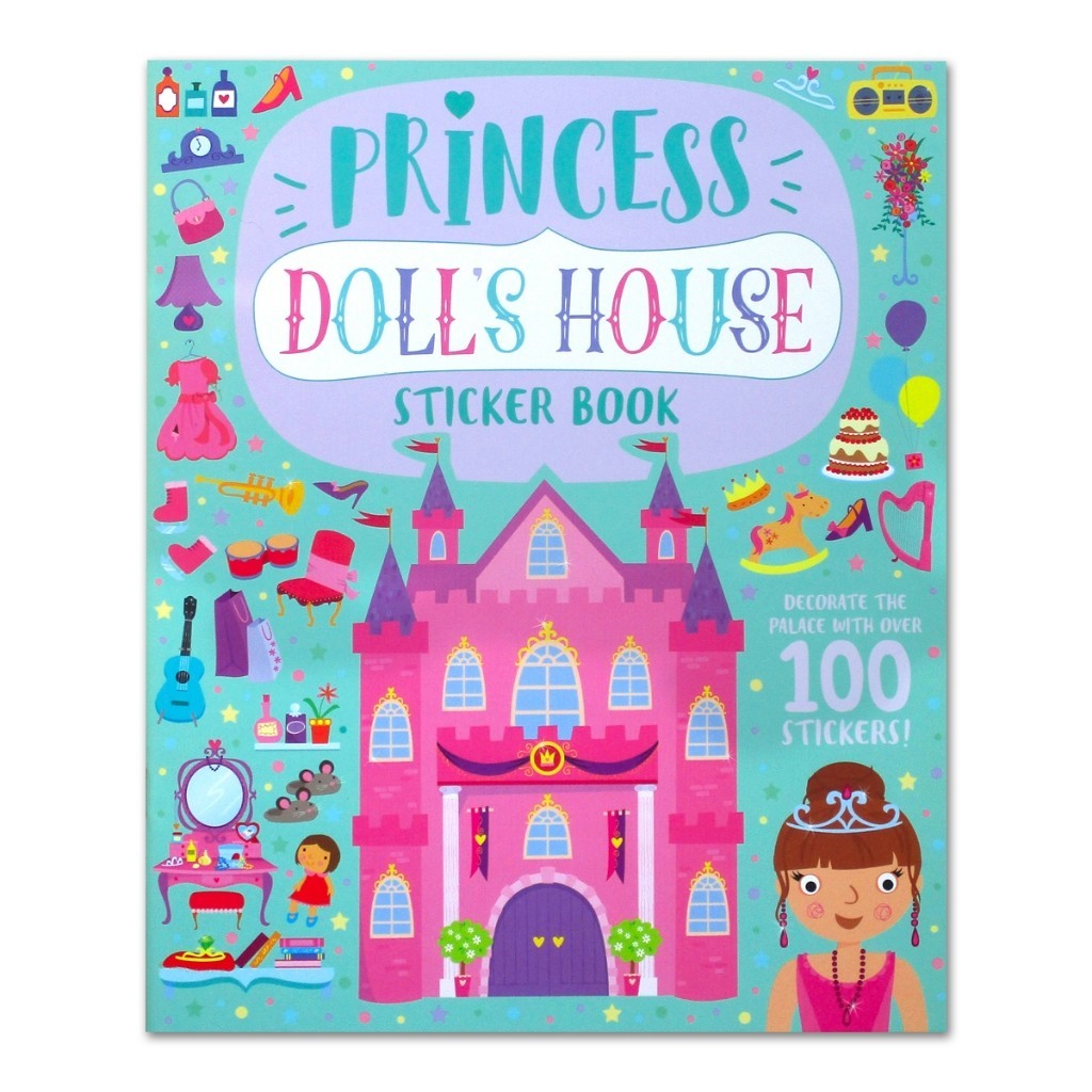 Mermaid/Ballerina/Fairy/Princess Doll's House Sticker Book (Decorate The Palace With Over 100 Stickers!) [Igloo Books]