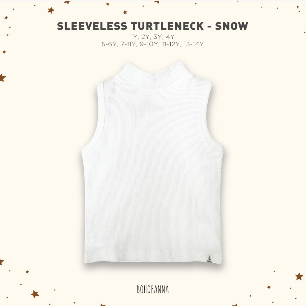 BOHOPANNA - SLEEVELESS TURTLENECK - Atasan Anak Perempuan BP2425