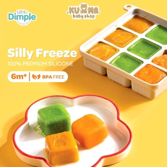 Little Dimple Silly Freeze Cetakan Makanan Silikon Freezer Microwave