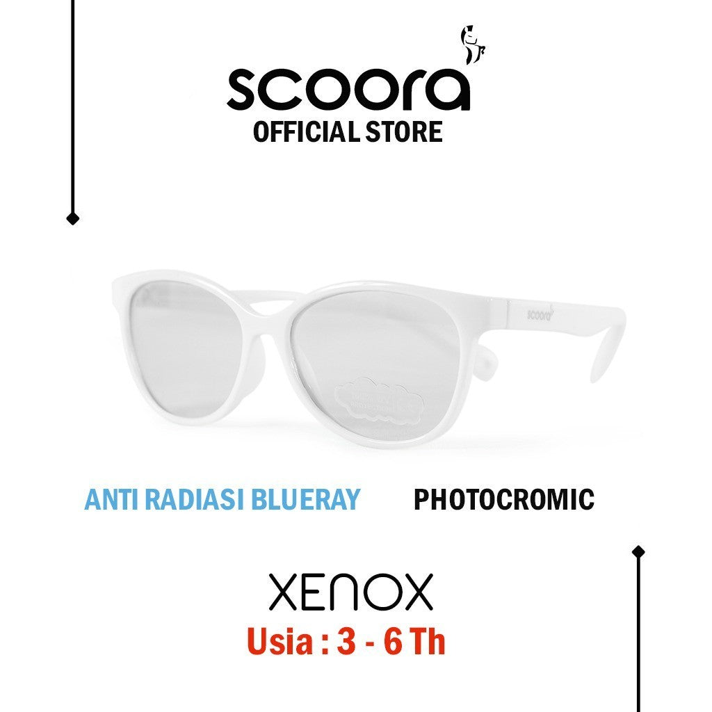 SCOORA Xenox Kacamata Anak (3 - 6thn) Anti Radiasi & Anti UV - Variasi Warna