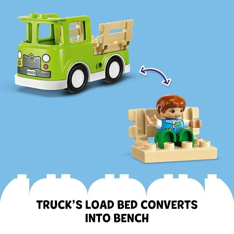 LEGO DUPLO Town 10419 Caring for Bees & Beehives Toy (22 Pieces) Building Blocks for Kids (2 Tahun+)