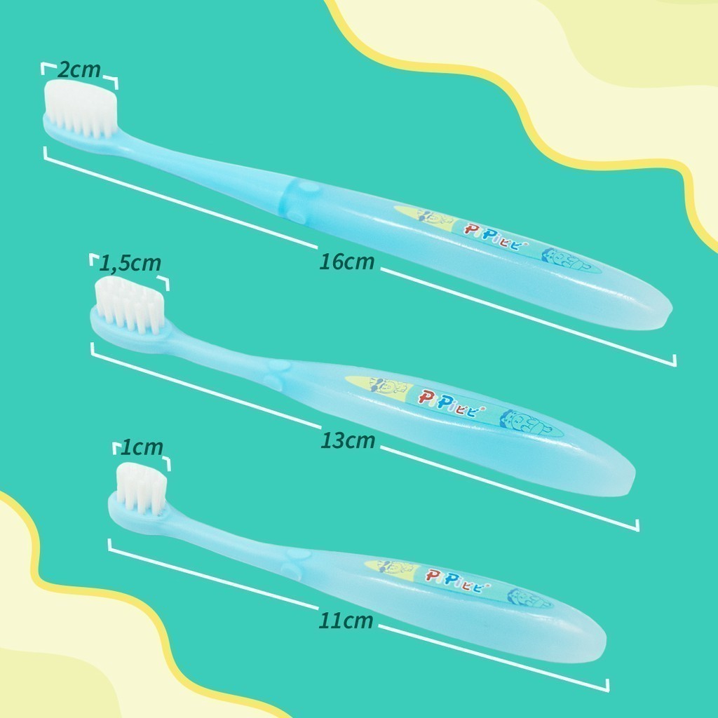 Bagus PiPi Kids Set Toothbrush - Sikat Gigi Silicone Anak BPA Free
