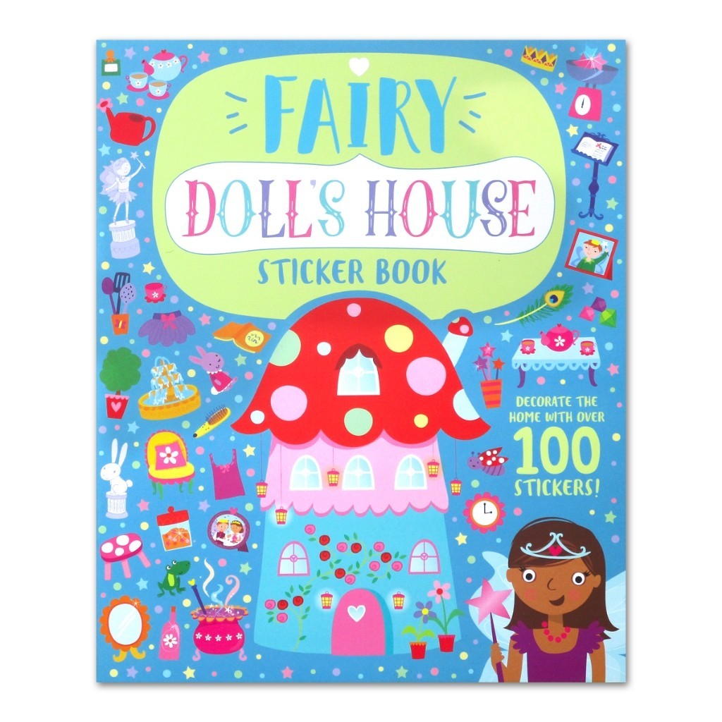 Mermaid/Ballerina/Fairy/Princess Doll's House Sticker Book (Decorate The Palace With Over 100 Stickers!) [Igloo Books]