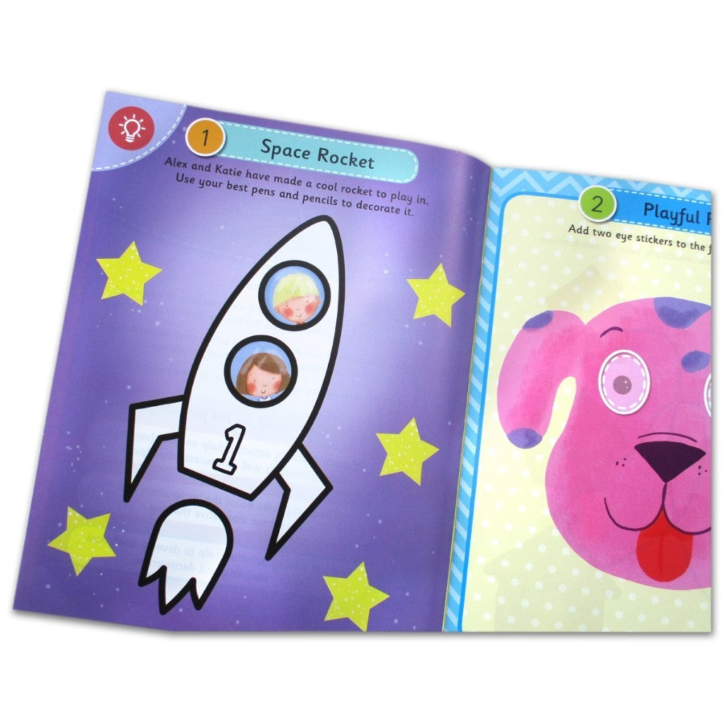 Preschool ABC/123/COLOURS/SHAPES  Sticker Book (Over 250 Sticker for Lots of Learning Fun) [Igloo Books]