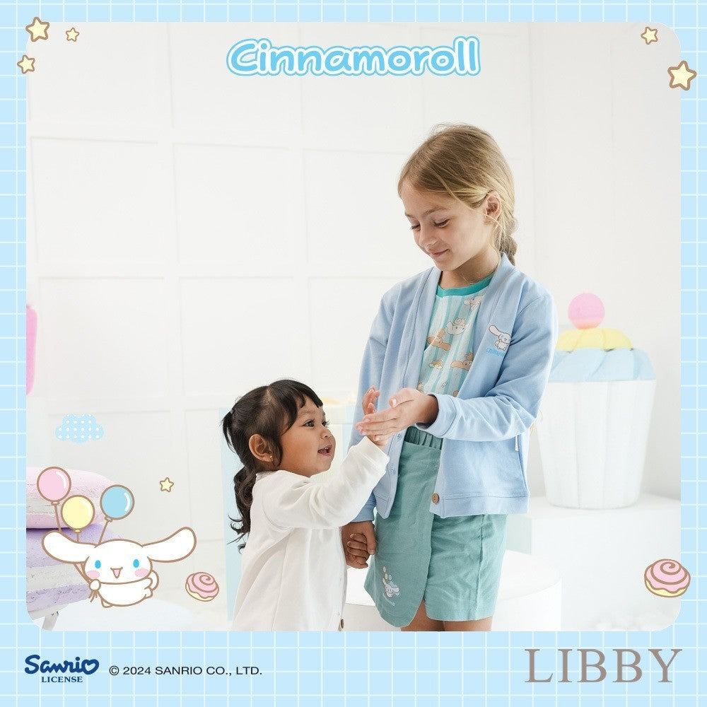 LIBBY Sanrio Elio Cardigan Anak Perempuan Kuromi Cinnamoroll 9 Bulan- 4 Tahun(1 Pcs)Sweater | Jaket