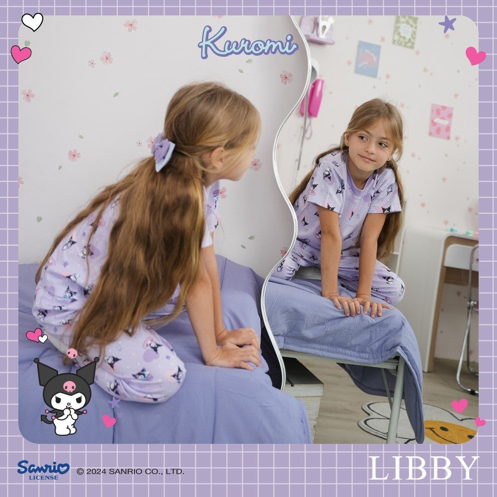 LIBBY Sanrio Bundling Perlengkapan Bayi Kuromi Cinnamoroll Hello Kitty (3 Pcs) Bedong | Sarung Tangan & Kaki Bayi | Topi Tali | Slaber