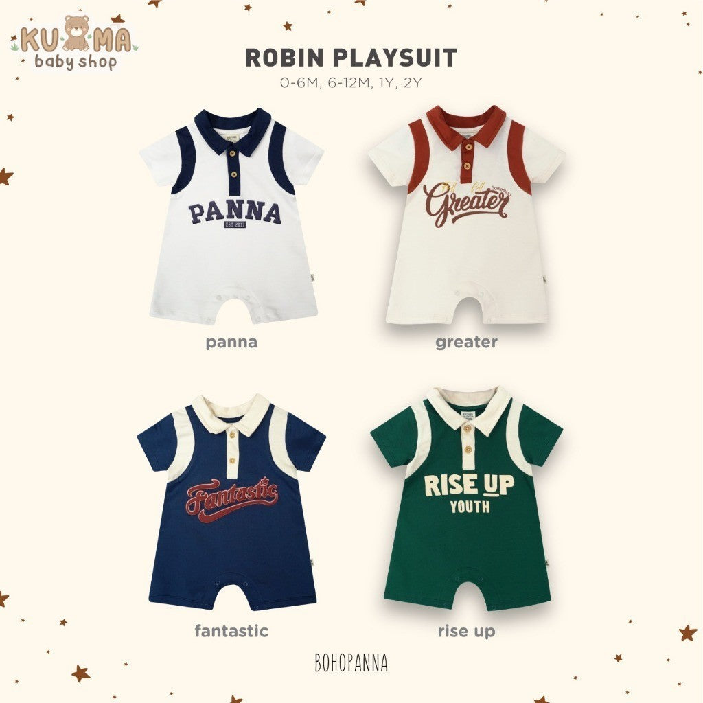 BOHOPANNA - ROBIN PLAYSUIT - Jumper Bayi