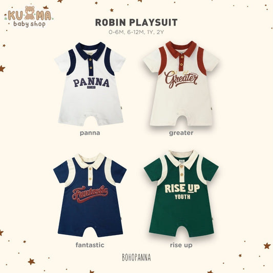 BOHOPANNA - ROBIN PLAYSUIT - Jumper Bayi