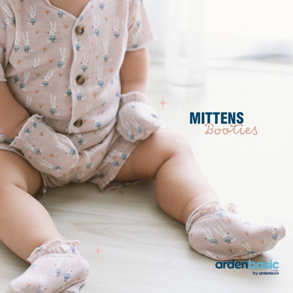 ARDENLEON ArdenBasic Mittens Booties Sarung Tangan Sarung Kaki Bayi