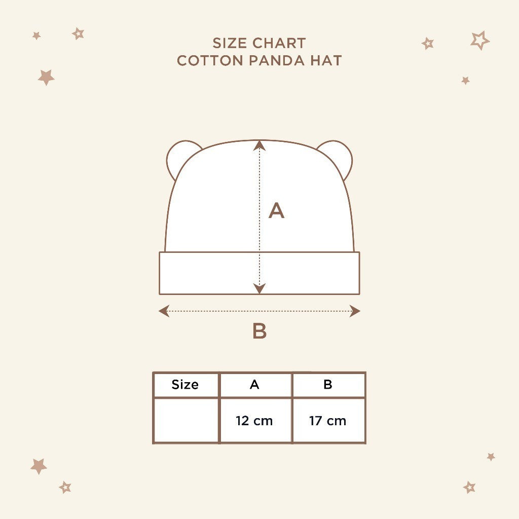 Little Palmerhaus - Cotton Panda Hat 1.0 (Topi Bayi)