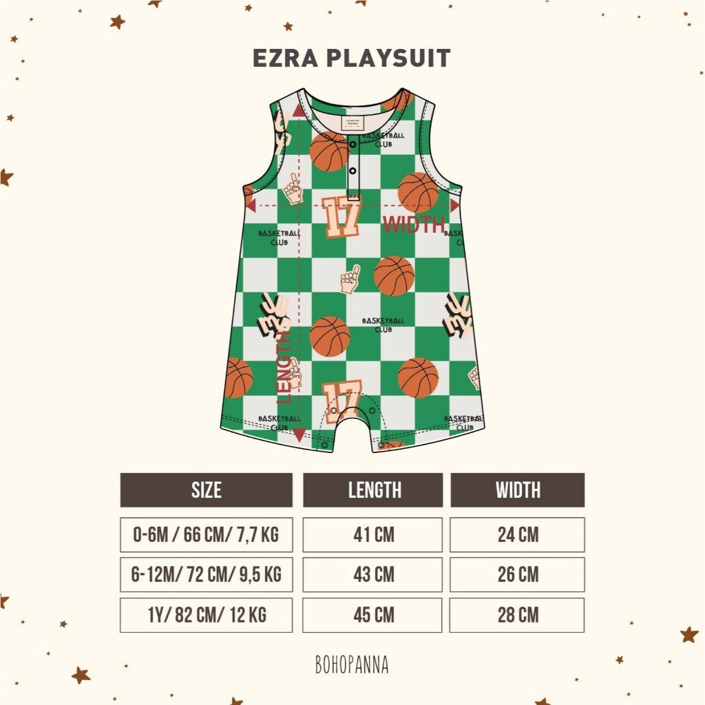 BOHOPANNA - EZRA PLAYSUIT - Jumper Bayi - Jumper Anak Laki-Laki
