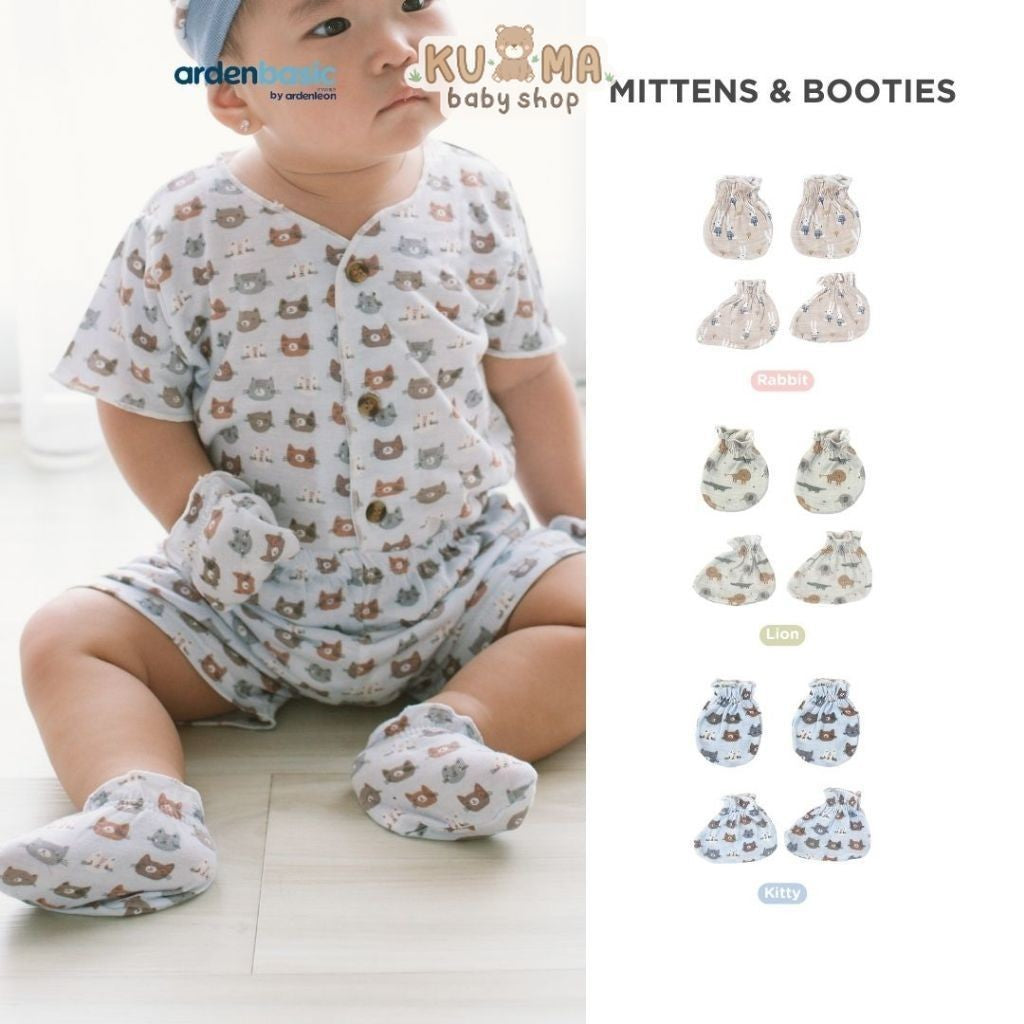 ARDENLEON ArdenBasic Mittens Booties Sarung Tangan Sarung Kaki Bayi