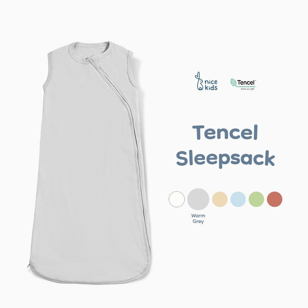 Nice Kids - Tencel Sleepsack Bedong Jumper Instan Baby New Born Unisex (0-6 Bulan)