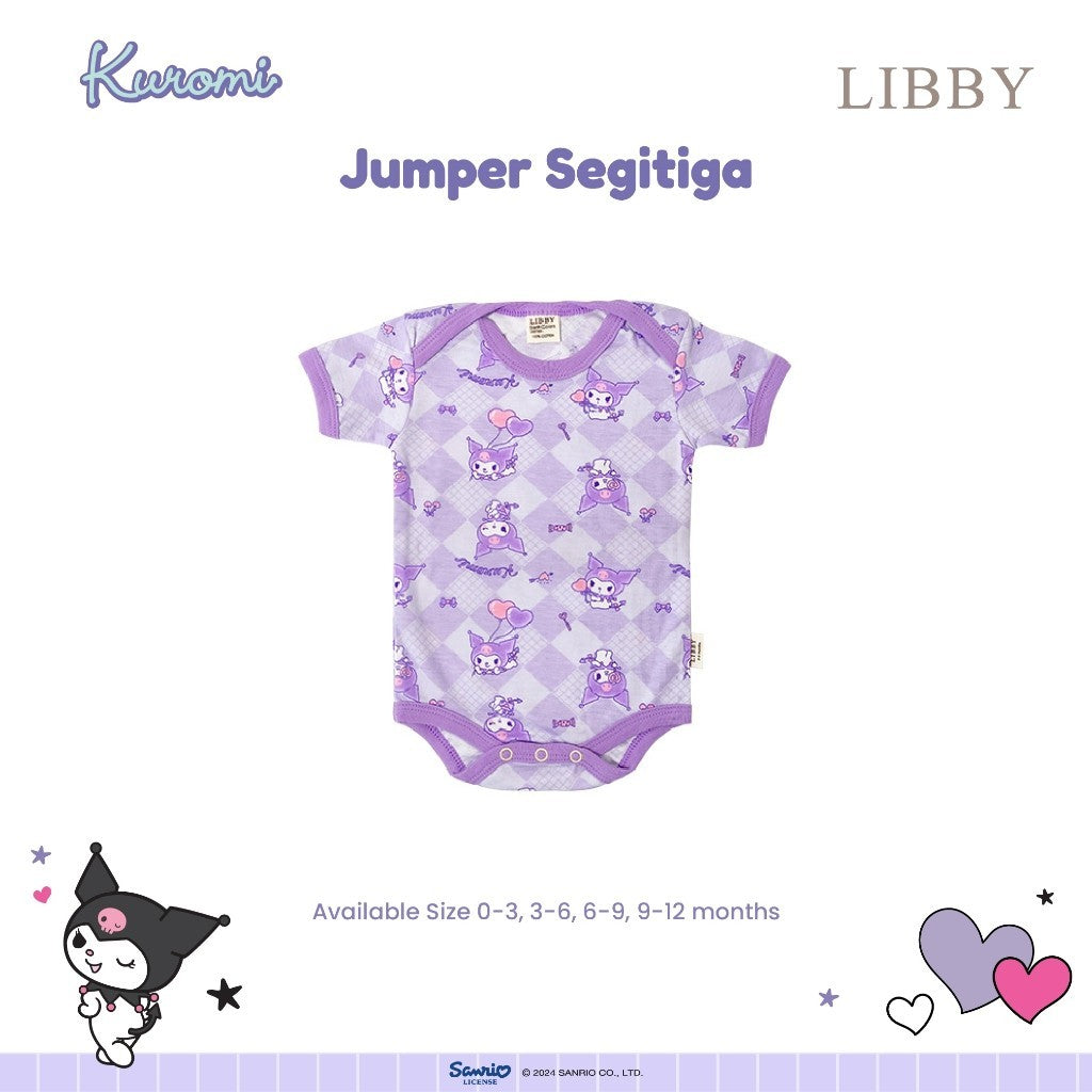 LIBBY Sanrio Premium Baju Tidur Bayi Sleepsuit Bodysuit Romper Bayi Perempuan Kuromi Cinnamoroll Hello Kitty (1 PCS/PACK)
