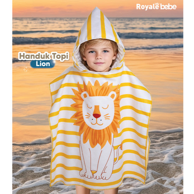 Royale Bebe – Handuk Topi Anak | Handuk Renang Karakter