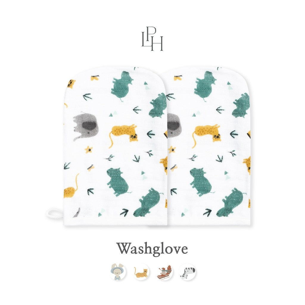 Little Palmerhaus - Washglove Set Of 2 (Waslap Bayi Isi 2) 8.0