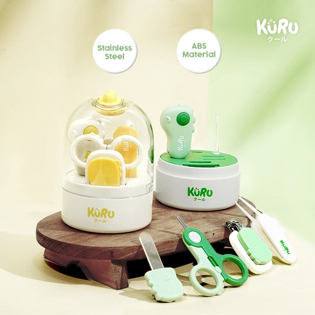 KURU Baby Nail Care Manicure Set 5in1 - Perawatan Gunting Kuku Bayi