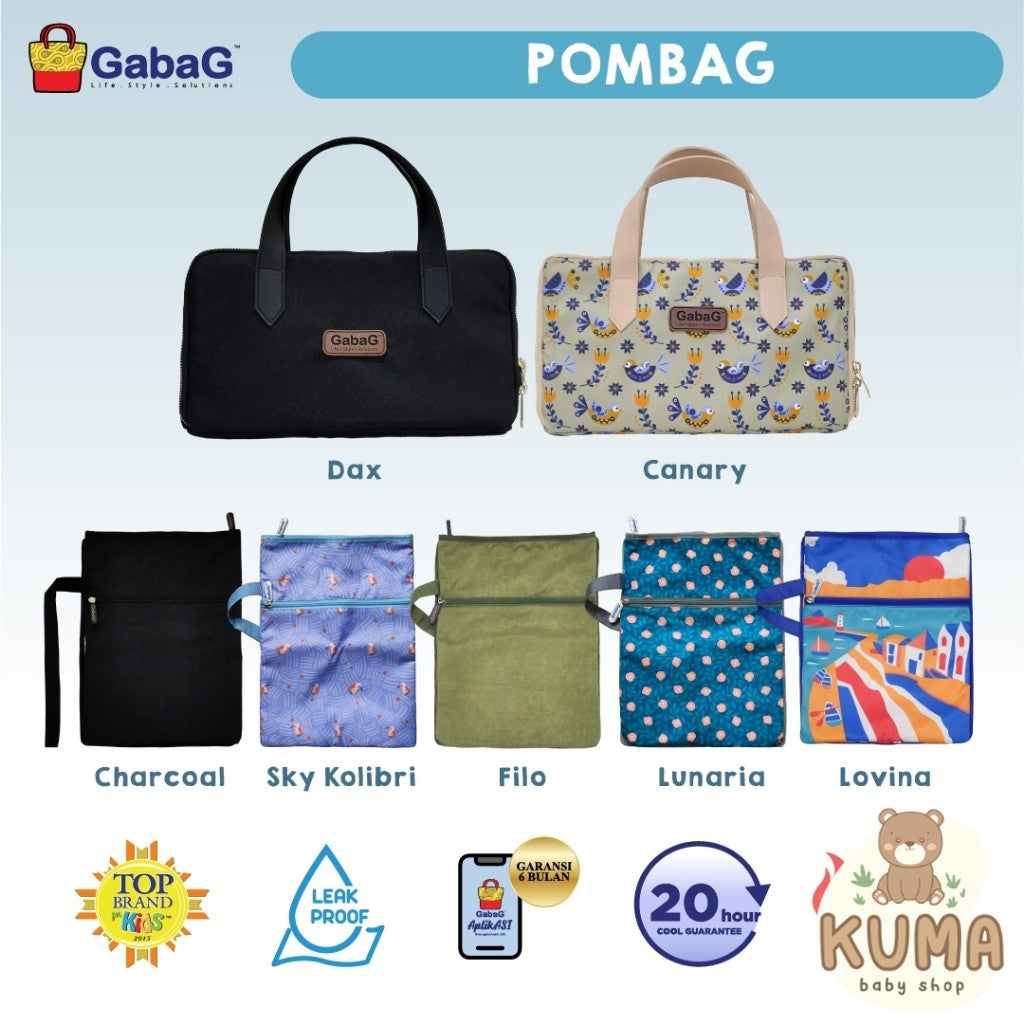 Gabag - Pombag - Bag Penyimpanan Sparepart Breastpump - Pompaasi - Handsfree Breastpump | Pompa Asi