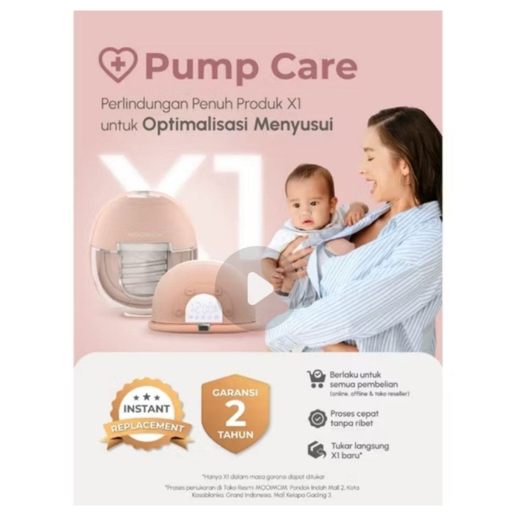 MOOIMOM Breastpump X1 Ultra Smart Handsfree Pompa Asi