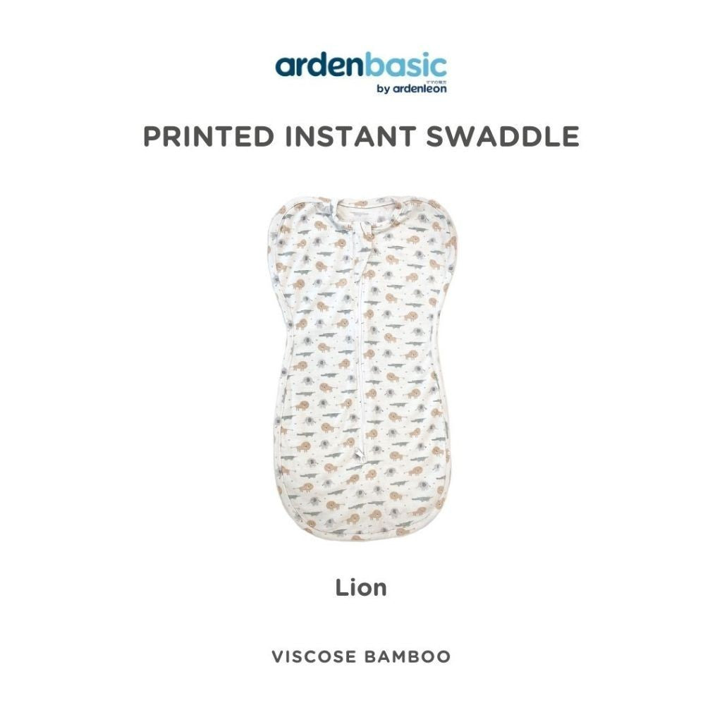 ARDENLEON ArdenBasic Printed Instant Swaddle Bedong Bayi